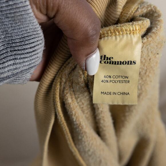 the commons Mustard Yellow Boys Crewneck Sweatshirt L - Picture 5 of 8